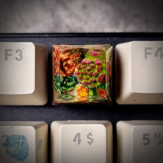 Succulent keycap