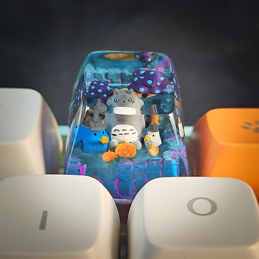 Totoro Halloween keycap