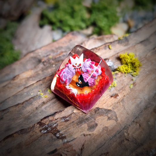 Gengar Ghost keycap
