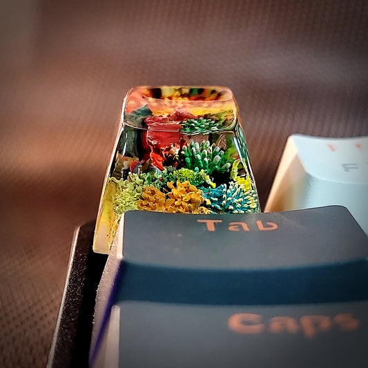 Hermit Crab Cora keycap