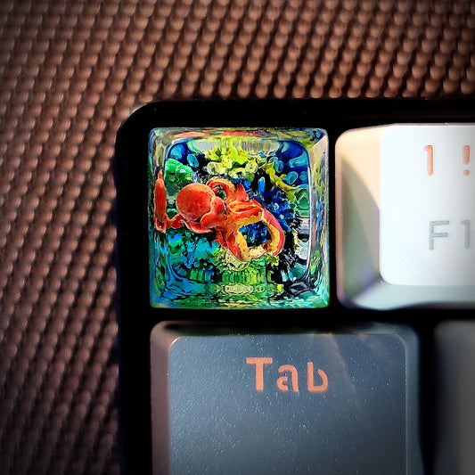 Octopus Coral keycap