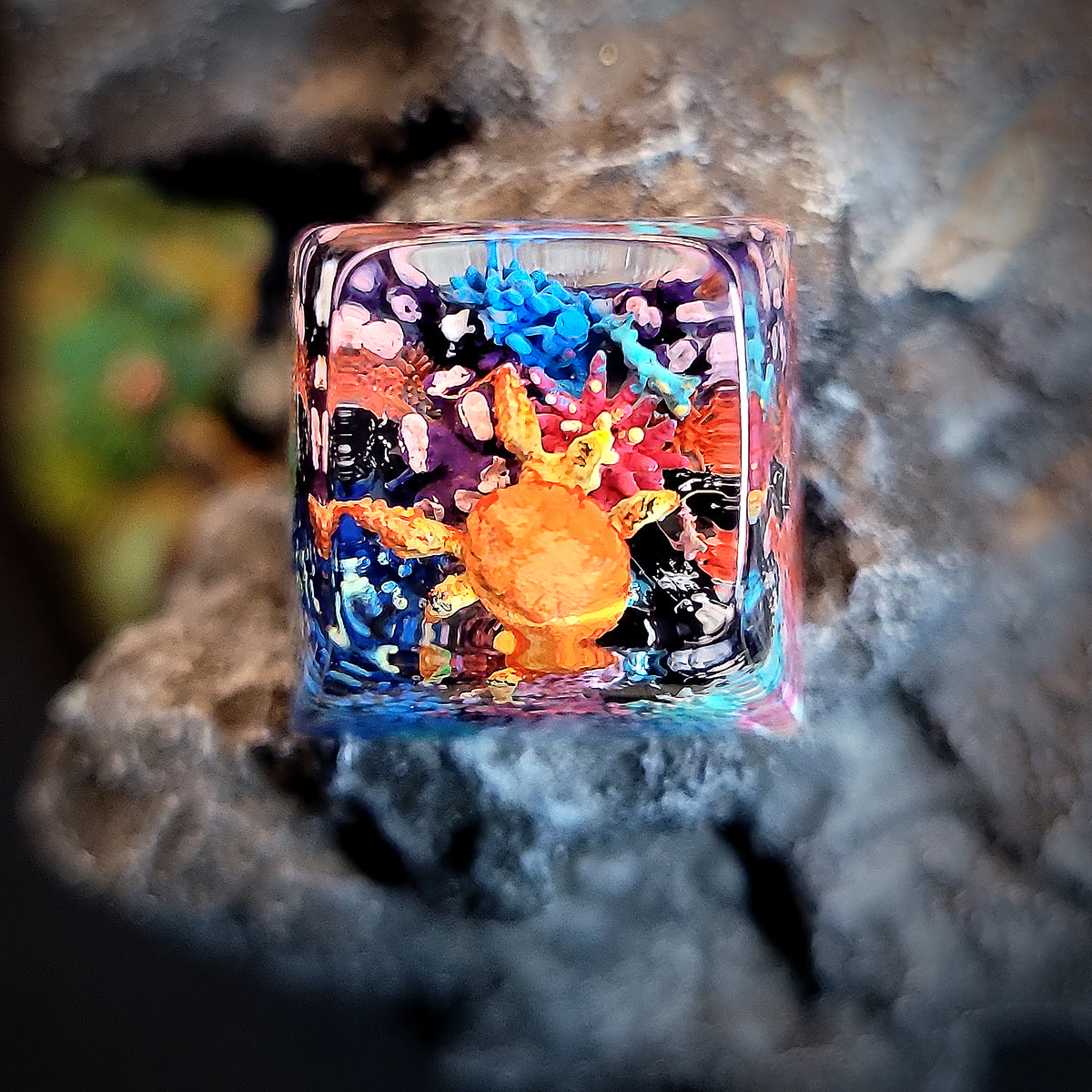 Crab Coral keycap