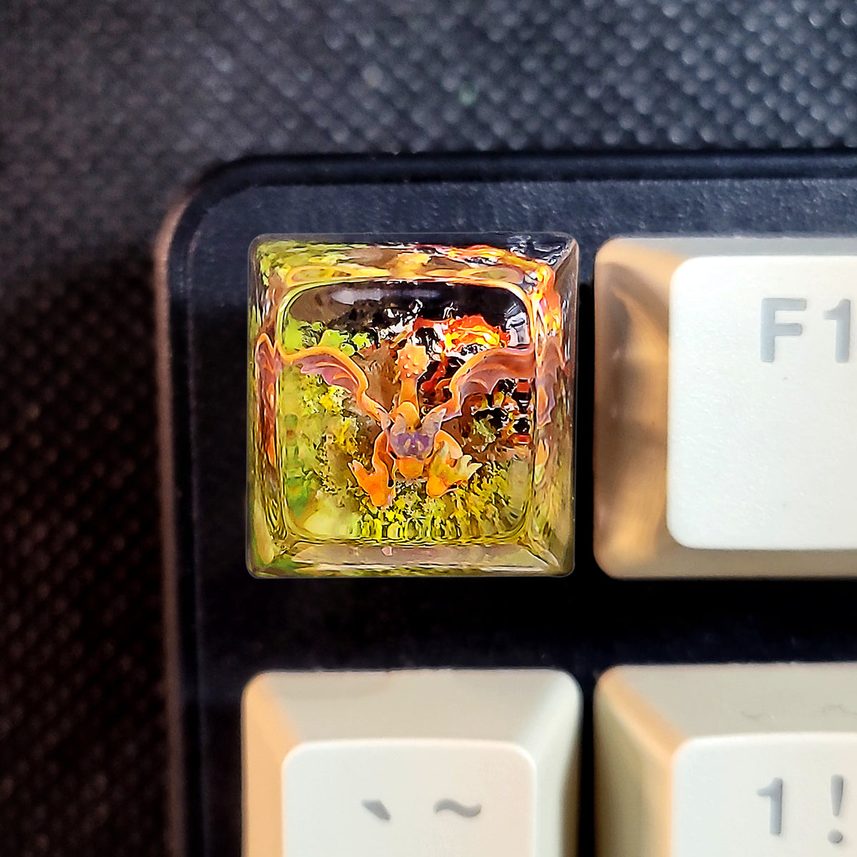 Ghidorah Chibi keycap