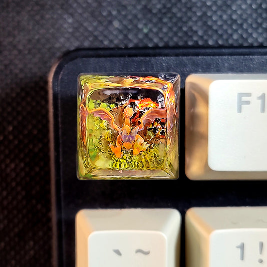 Ghidorah Chibi keycap