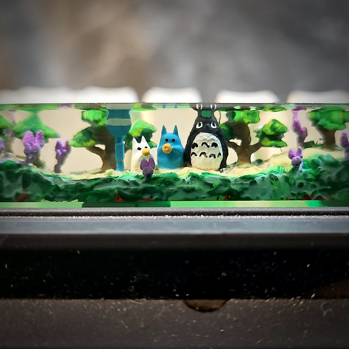 Totoro Catbus Spacebar keycap