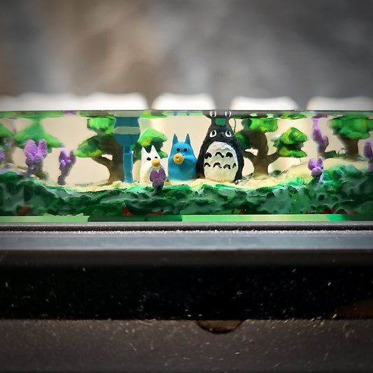 Totoro Catbus Spacebar keycap