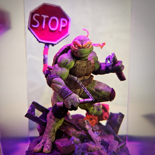 Michelanglo– Orange Ninja Turtle  Đèn