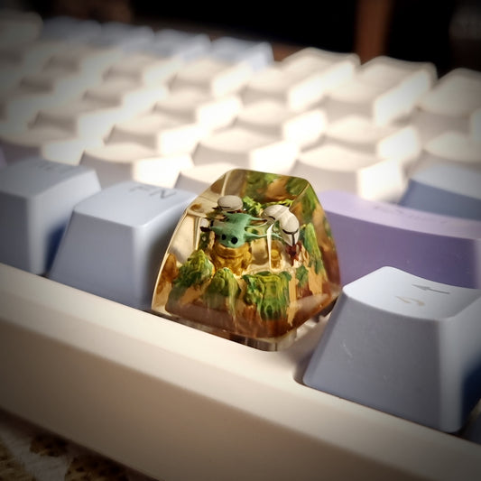 Baby Yoda V2 keycap