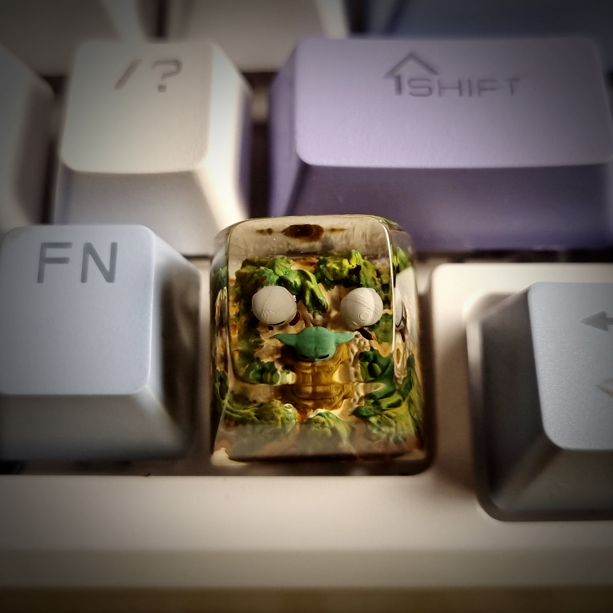 Baby Yoda V2 keycap