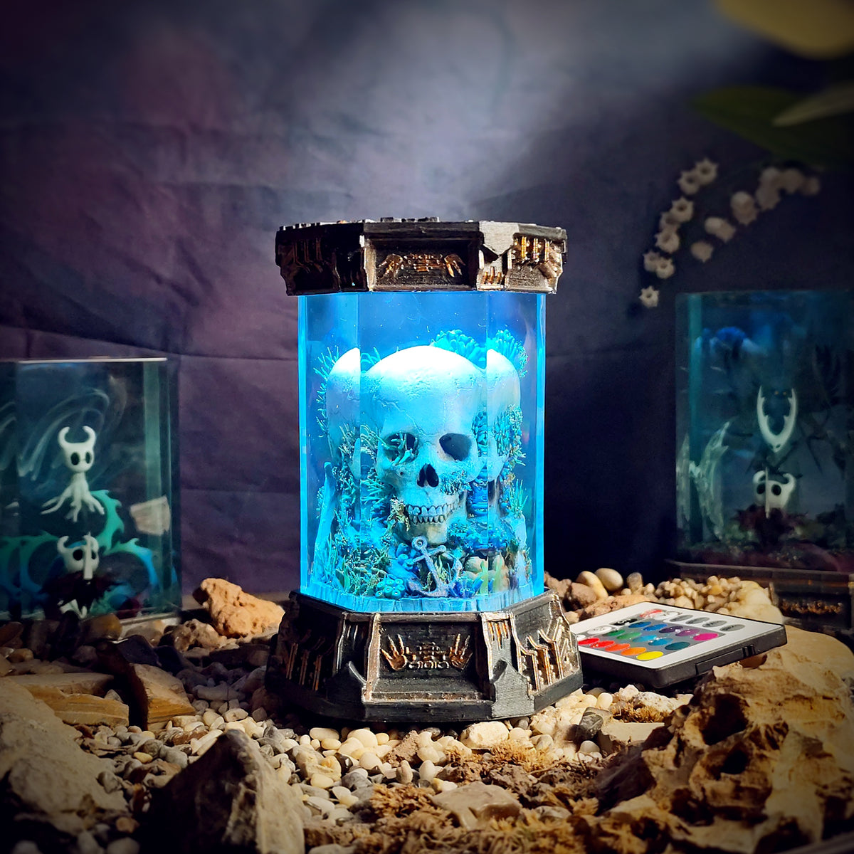 Đèn lục giác Skull